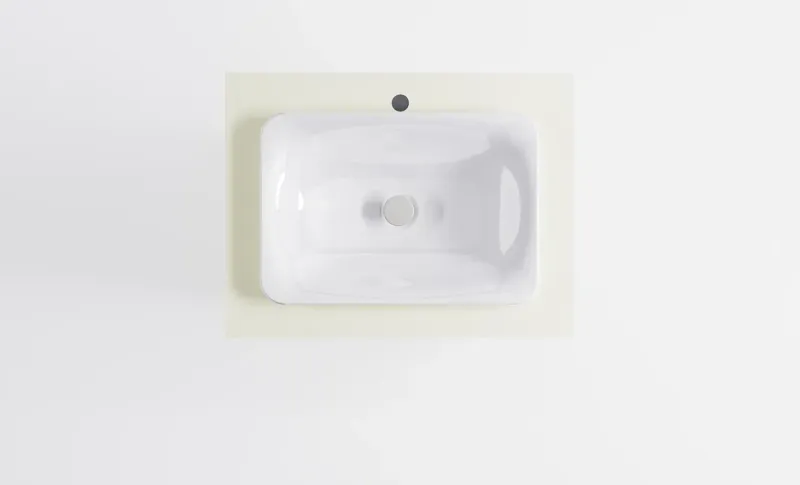 Тумба с раковиной Astra-Form Классик 4631177715754 80 см бежевый матовый