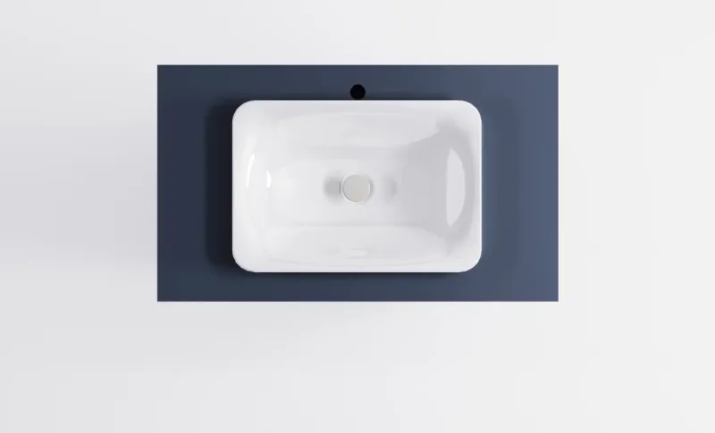 Тумба с раковиной Astra-Form Классик 4631177715822 90 см серый матовый