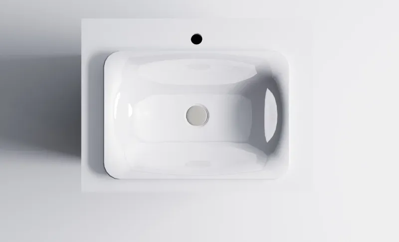 Тумба с раковиной Astra-Form Классик 4631177714054 80 см голубой матовый