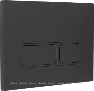 Клавиша смыва Aquanet AQ-PRO-01MB 346764 чёрный матовый