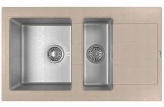 Кухонная мойка Florentina Комби 860К песочный