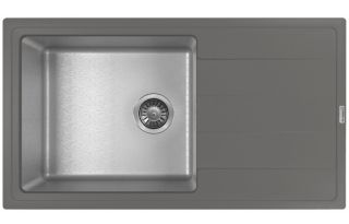 Кухонная мойка Florentina Комби 860 серый шёлк