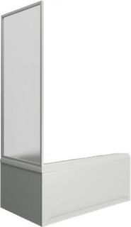 Шторка для ванны BAS Мальта, Бриз 75 см боковая часть (пластик "Вотер")