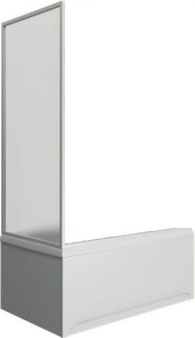 Шторка для ванны BAS Мальта, Бриз 75 см боковая часть (пластик "Вотер")