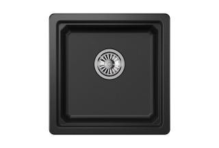 Мойка кухонная Granula Kitchen Space 4501U, ЧЁРНЫЙ