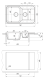 Кухонная мойка Dr. Gans Кардинал 760К серый