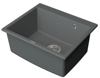 Мойка кухонная Point Бинга PN3003AL 60 см серый