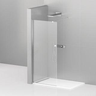 Душевая перегородка CEZARES LIBERTA-L-1-80-120-C-Cr кронштейн 120см