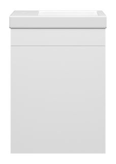 Подвесная тумба под раковину Misty Лира 40см белый