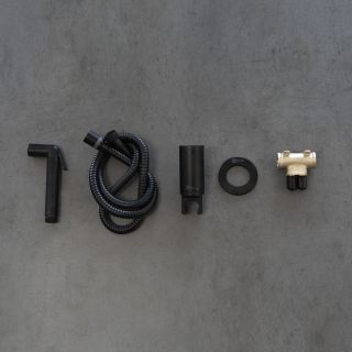 Гигиенический душ со смесителем Lemark Solo LM7171BL чёрный