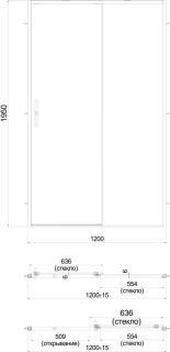 Душевая дверь Kerama Marazzi Lindo LN.120.SD.BLK.M 120 см с функцией soft close стекло прозрачное профиль чёрный матовый