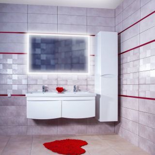 Тумба под раковину Бриклаер Вега 4627125414084 125 см белый