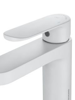 Смеситель для раковины Wonzon & Woghand WW-H1032-MW белый матовый