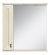 Зеркальный шкаф с подсветкой Misty Лувр 65см левый слоновая кость