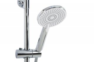 Душевая стойка CEZARES со смесителем, изливом, верхним и ручным душем LUX-CVD-01 хром