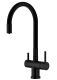 Смеситель для кухни Splenka S70.64.06 с подключением фильтра чёрный