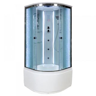 Душевая кабина Deto EM4580 LED с гм. 80х80х220 см