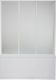 Шторка на ванну Bas Ямайка 3 створки стекло прозрачное