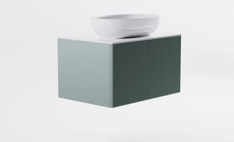 Тумба с раковиной Astra-Form М-40 4631177713491 70 см зелёный матовый