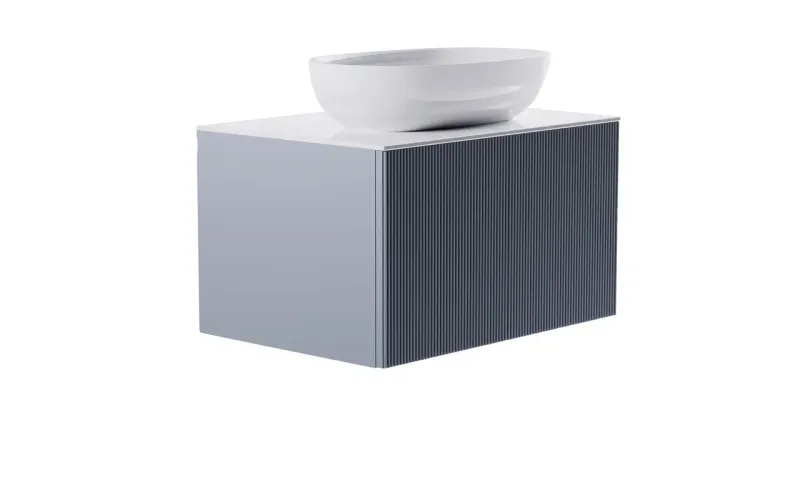 Тумба с раковиной Astra-Form М-40 4631177713507 70 см голубой матовый