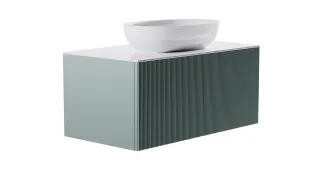 Тумба с раковиной Astra-Form М-40 4631177713279 100 см зелёный матовый