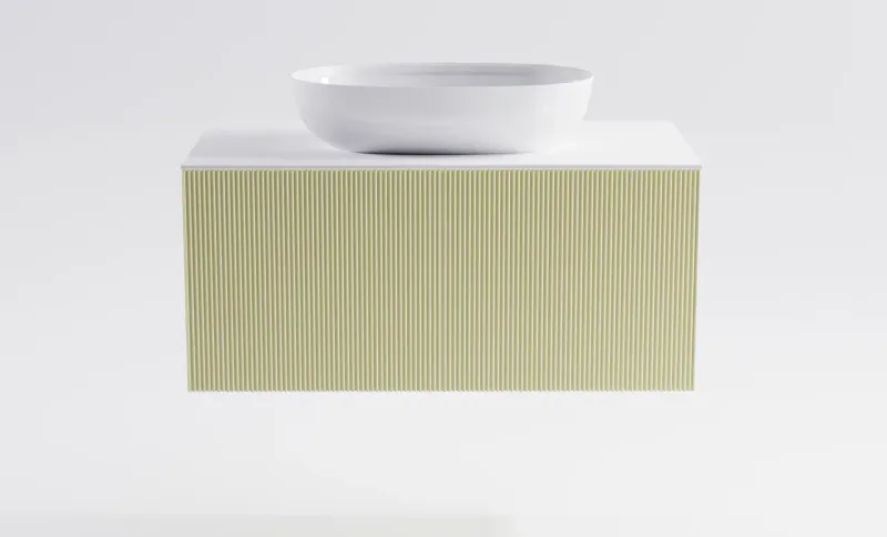 Тумба с раковиной Astra-Form М-40 4631177713637 90 см бежевый матовый