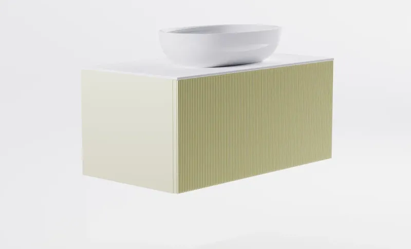 Тумба с раковиной Astra-Form М-40 4631177713293 100 см бежевый матовый