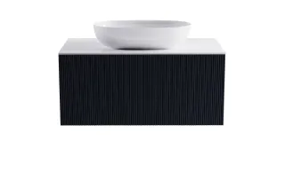 Тумба с раковиной Astra-Form М-40 4631177713644 90 см серый матовый