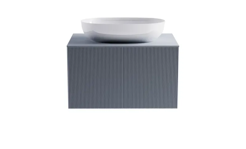 Тумба с раковиной Astra-Form М-40 4631177714788 80 см голубой матовый