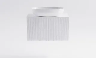 Тумба с раковиной Astra-Form М-40 Slim 4631177714511 70 см белый матовый