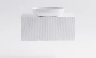 Тумба с раковиной Astra-Form М-40 Slim 4631177714696 100 см белый матовый