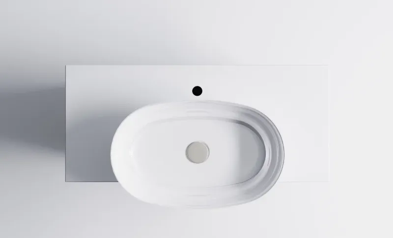 Тумба с раковиной Astra-Form М-40 Slim 4631177714610 90 см бежевый матовый