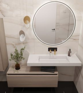 Раковина Armadi Art Flat 859-120-CLCT 120 см calacatta