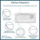 Ванна чугунная Delice Maestro DLR230646R 200х85 с отверстиями под ручки