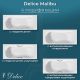Ванна чугунная Delice Malibu DLR230628 140х75 белая