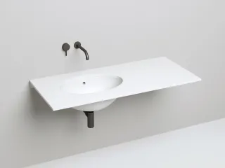 Встраиваемая раковина Salini Marea 12 S-Sense 1101109M 55см белый матовый