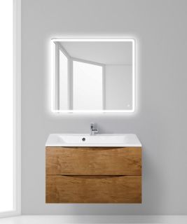Тумба под раковину BelBagno подвесная 90x53см Rovere Nature  MARINO-900-2C-SO-RN-P