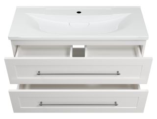 Подвесная тумба под раковину Misty Марта 100см белый