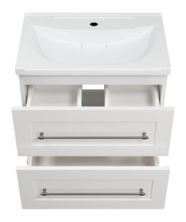 Подвесная тумба под раковину Misty Марта 60см белый