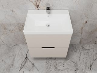 Тумба под раковину Style Line Матис 60 ЛС-00002310 подвесная крем