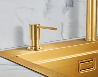 Дозатор для кухонной мойки Milacio MCU.934.GD брашированное золото