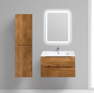 Шкаф BelBagno подвесной левосторонний 150x40см Rovere Nature ETNA-1500-2A-SC-RN-P-L