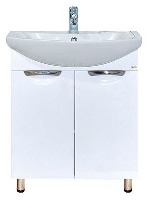 Напольная тумба под раковину Misty Лаванда 70см белый