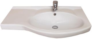 Мебельная раковина Santek Коралл 1WH110225 крыло слева 83см белый