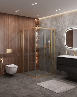 Душевой уголок CEZARES MOLVENO-A-22-90+20-P-BORO