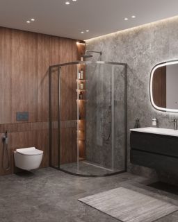 Душевой уголок CEZARES MOLVENO-RH-1-120/90-C-BORO-IV