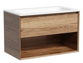 Подвесная тумба под раковину Sancos Marmi 1.0 MR1.080ECH 79см дуб чарльстон