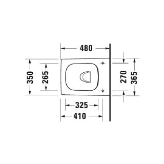 Унитаз Duravit Viu 2573090000 подвесной белый