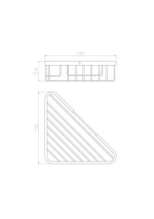 Полка для ванной Wonzon & Woghand WW-4119 хром