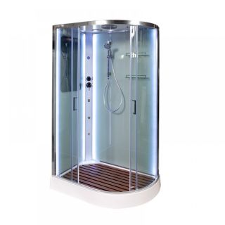 Душевая кабина Deto А102 L LED и гидромассажем 120х80х220 см